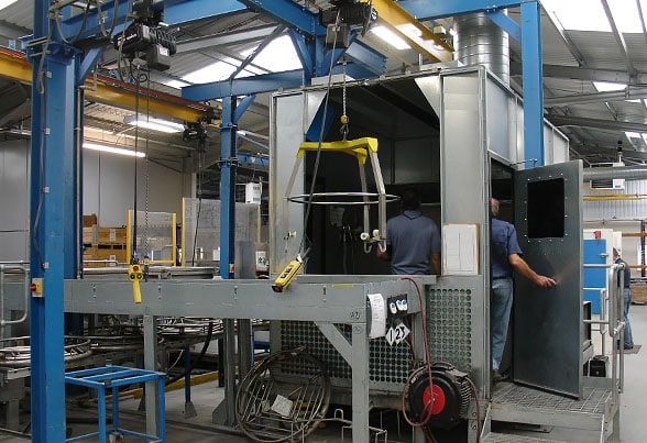NDT system under construction